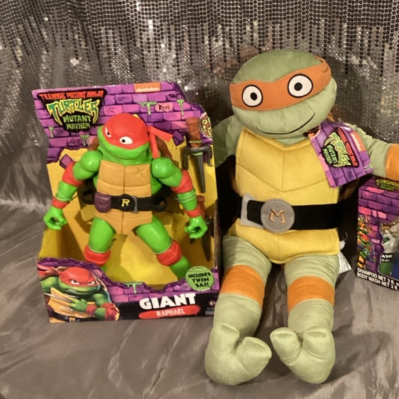 NWT Teenage Mutant Ninja Turtles Toy Gift Bundle- 9pc. - Picture 6 of 16